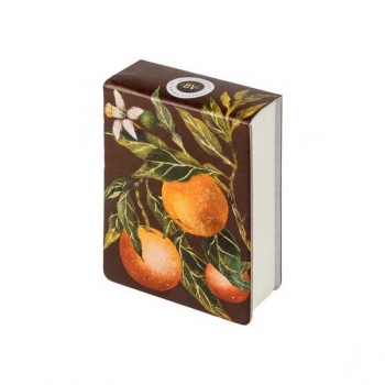 Блокнот А7 250л  Bruno Visconti SMART JOURNAL.ФЛОРА.Райские апельсины,отрывной блок,без линовки,тв.обл.  арт.3-558/08