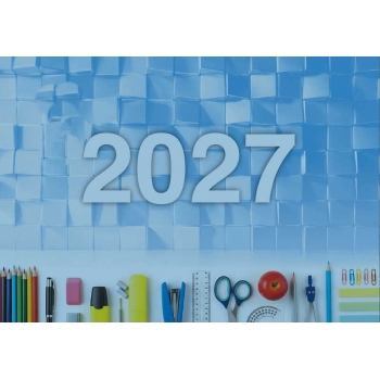 Календарь настенный квартальный на 2027г. (3 пружины) Офисный с мет. окантовкой арт.26с142_Офисный
