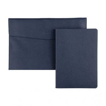 Набор подарочный Bruno Visconti  ВИЕНА ежедневник недат.А5 148*210мм,256 стр,синий+ папка для докум. арт.3-829/01