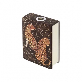 Блокнот А7 250л  Bruno Visconti SMART JOURNAL.ФАУНА.Леопард, отрывной блок, без линовки, тв.обл.  арт.3-558/15