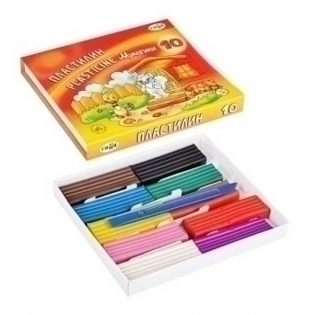 Пластилин МУЛЬТИКИ, 10цв, 200гр со ст. арт. 280017 Пластилин МУЛЬТИКИ, 10цв, 200гр со ст. арт. 280017