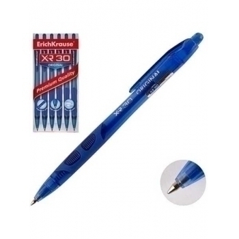 Ручка шариковая автоматическая ErichKrause XR-30 MaticGrip Original, 0.7мм, синяя арт.17721