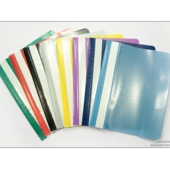 Папка-скоросшиватель А5 с прозр.верхом ПС-200 красный арт.81413