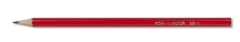 Карандаш KOH-I-NOOR корпус красный арт. 1702/01/3В