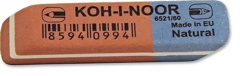 Ластик KOH-I-NOOR BLUE STAR(6521) 56шт. в коробке арт.6521/60