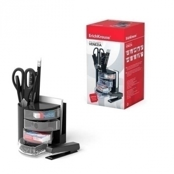 Набор настольный ErichKrause ВЕНЕЦИЯ 12 предм., черный арт.99