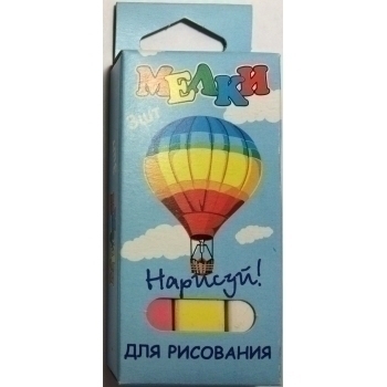 Мелки цветные 3 цв/наб. арт.КВР 03/ЦВ Мелки цветные 3 цв/наб. арт.КВР 03/ЦВ