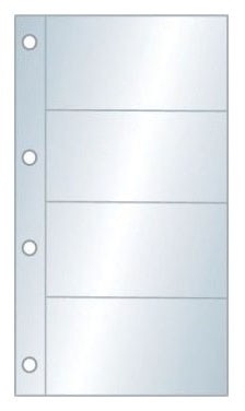 Визитница на 160 карточек с кольцевым механизмом, обложка ПВХ, черная арт.2006-107