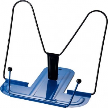 Подставка для книг с упором металлическая, синяя арт.2Г-07-00