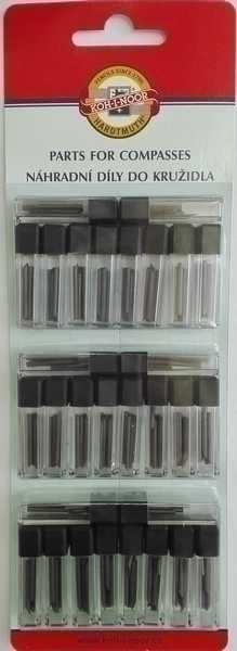 Стержни для циркулей KOH-I-NOOR 2,0мм, длина 19,0мм, 5 шт./набор  арт.7621B0000BL Стержни для циркулей KOH-I-NOOR 2,0мм, длина 19,0мм, 5 шт./набор  арт.7621B0000BL