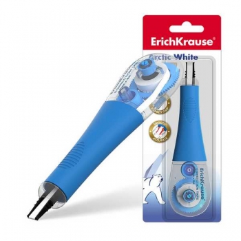 Штрих-корректор в ленте ErichKrause 4,2мм*8м Arctic white, с резиновой вставкой, в блистере арт.21887 Штрих-корректор в ленте ErichKrause 4,2мм*8м Arctic white, с резиновой вставкой, в блистере арт.21887