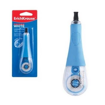 Штрих-корректор в ленте ErichKrause 4,2мм*8м Arctic white, с резиновой вставкой, в блистере арт.21887