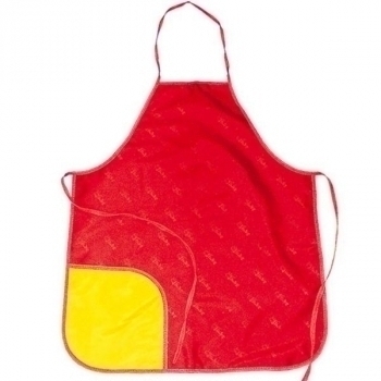 Фартук с карманом 535х445 мм арт. Ф-1 красный