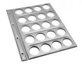 Планшет с перфорацией для 20 монет, диаметр окошка 40мм арт.2867/20