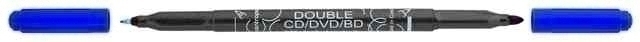Маркер Double (с двумя разными наконечниками) для CD/DVD перманентный 0,6/2,5 мм, синий арт.3616 0106 Маркер Double (с двумя разными наконечниками) для CD/DVD перманентный 0,6/2,5 мм, синий арт.3616 0106