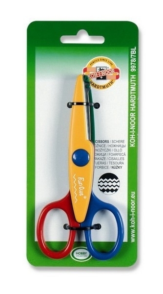Ножницы декоративные для творчества ZIG ZAG KOH-I-NOOR арт.9978001007BL