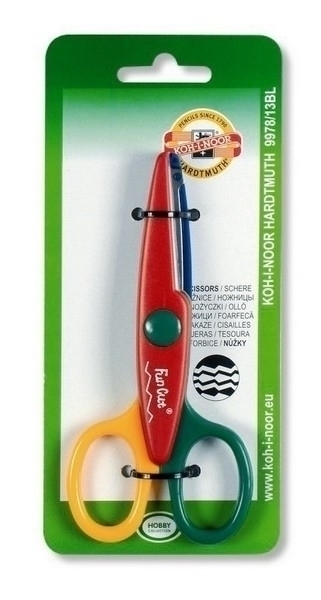 Ножницы декоративные для творчества LIGHTNING  KOH-I-NOOR арт.9978001013BL