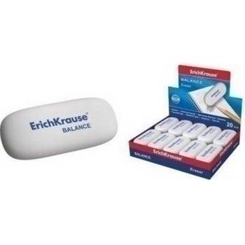 Ластик ErichKrause BALANCE Mini, белый арт.34638