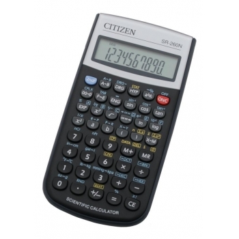 Калькулятор Citizen SR 260 N инж., 165 функций, 10+2 разр.,80х154х14 арт.SR-260N
