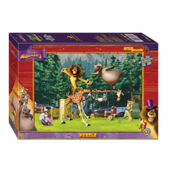 Пазл 120 эл. Мадагаскар-3, 165х230, 3+ арт.75107 Пазл 120 эл. Мадагаскар-3, 165х230, 3+ арт.75107