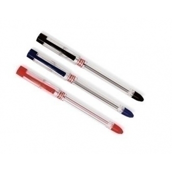 Ручка Montex шариковая HEXA с синим стержнем, пластм. клип арт.HEXA