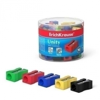 Точилка пластиковая ErichKrause на одно отверстие UNITY арт.38012