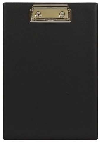 Планшет А5 с верх.зажимом, ПВХ, внутри картон, черный арт.2822-107 Планшет А5 с верх.зажимом, ПВХ, внутри картон, черный арт.2822-107