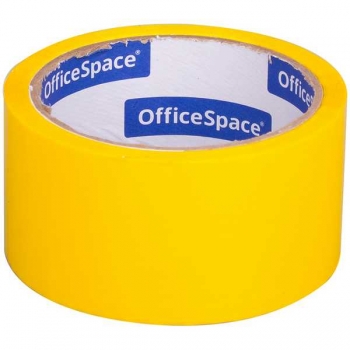 Скотч-лента  48мм*40м. 45мкм, желтая OfficeSpace арт. КЛ_6286
