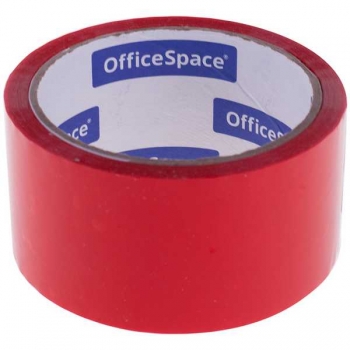 Скотч-лента  48мм*40м 45мкм, красная OfficeSpace арт. КЛ_6288