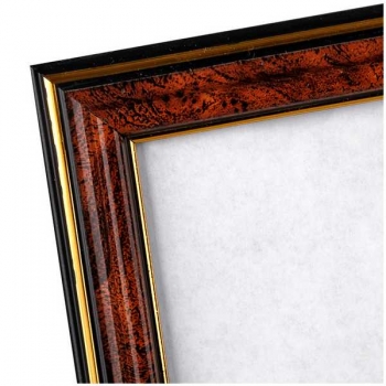 Фоторамка OfficeSpace  пластиковая, 21*30см, цвет темный орех №2 арт.222163