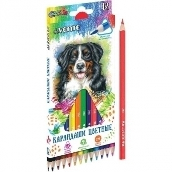 Карандаши deVENTE 12цв Cosmo.Trio 2М, трехгранные, в картонной уп. арт.5022306