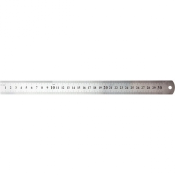 Линейка метал. 50 см deVENTE, двусторонняя, толщина 0,5 мм, в пласт. чехле арт.5091352