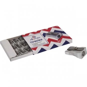 Точилка алюминиевая deVENTE на одно отверстие, карт.кор арт.4071304