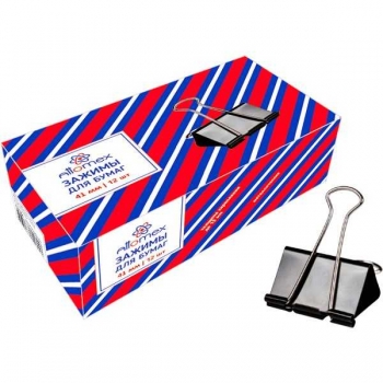 Зажим метал. для бумаг (4,1см) Attomex, черный арт.4131304