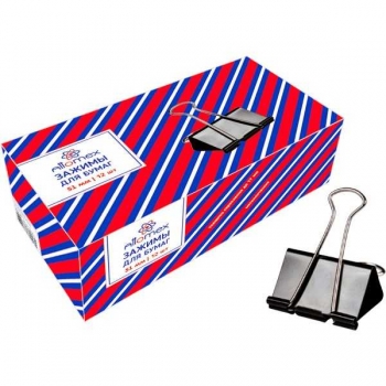 Зажим метал. для бумаг (5,1см) Attomex, черный арт.4131305