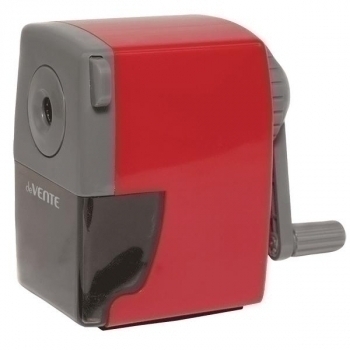 Точилка deVENTE  механическая, 7х11х10 см, 1 отверстие, в пласт. коробке, красная, арт. 4071316