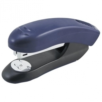 Степлер 24/6, 26/6 (20л) deVENTE Stripe пластиковый, в картон. коробке, синий, арт. 4142348