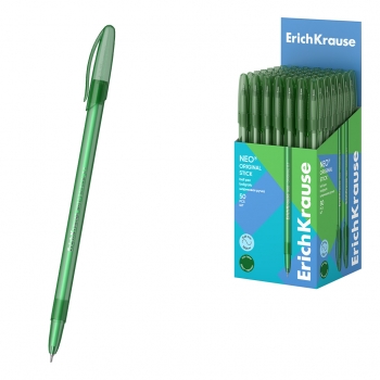 Ручка шариковая ErichKrause® Neo® Original, цвет чернил зеленый (в коробке по 50 шт.) арт.46518