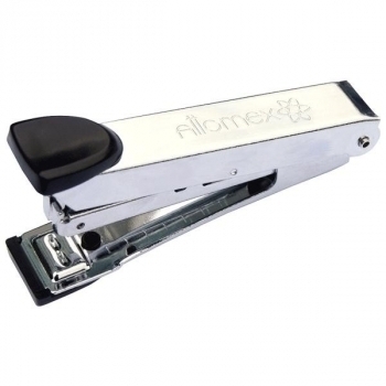 Степлер 10 (15л) Attomex металлический, с антистеплером, в карт. коробке, черный, арт. 4142321