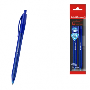 Ручки шариковые автоматические набор ErichKrause U-208 Matic Original, 1.0мм, 2шт., синие арт.48075