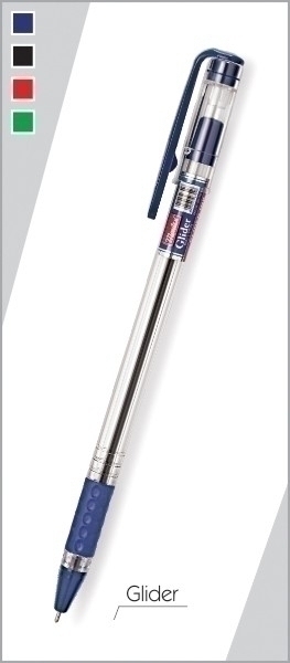 Ручка Montex шариковая Glider с син. стержнем, резин. держатель арт.Glider