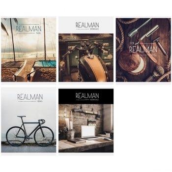 Тетрадь 96л в клетку ArtSpace Стиль. Realman арт.Т96к_12204