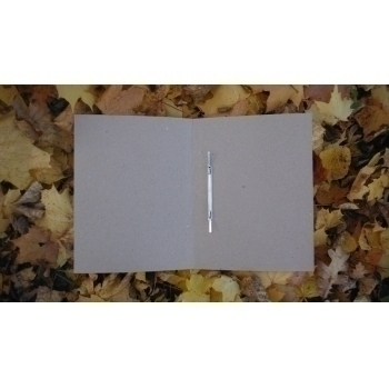 Папка-скоросшиватель А4 ДЕЛО картон. 0,6мм, 420 г/м2, 3см корешок, серая арт.ПС06