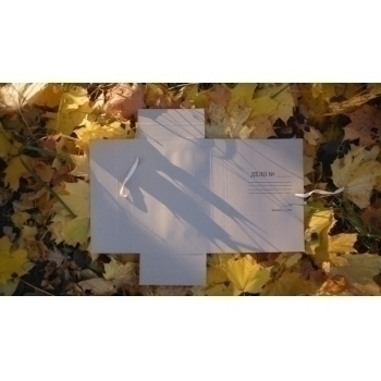 Папка для бумаг А4 ДЕЛО 0,6мм, 420 г/м2 с завязками, корешок 3 см, серая  арт.ПБ06