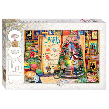 Пазл 1500 эл. Art Collection Париж. Жизнь — открытая книга, 580х850, 8+ арт.83060
