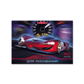 Альбом для рисования на клею ErichKrause® Drive, А5, 40 листов арт.53192