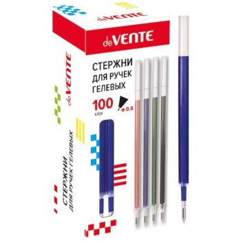 Стержень гелевый deVENTE 130мм/0.5мм  синий арт. 5053700