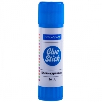 Клей-карандаш  OfficeSpace 36г. в карт. дисплее арт.GS36_246
