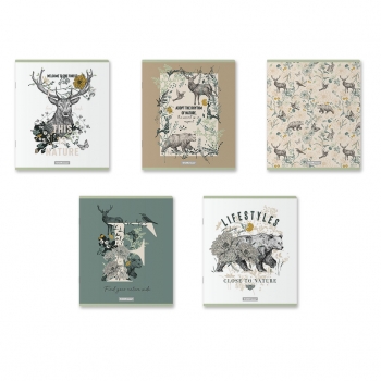 Тетрадь 48л в клетку ErichKrause Color Stones, выборочный УФ-лак арт.47520