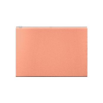 Папка на молнии А4 ErichKrause Matt Powder, персиковый арт.55002